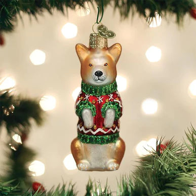 Old World Christmas - Christmas Corgi Ornament