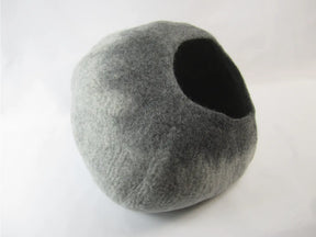 Walking Pet- Cat Cave Wool Light Gray & Dark Gray