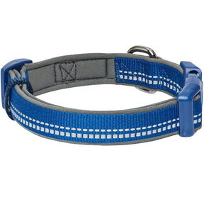 Blueberry Pet - Navy | 3M Reflective Neoprene Padded Dog Collar