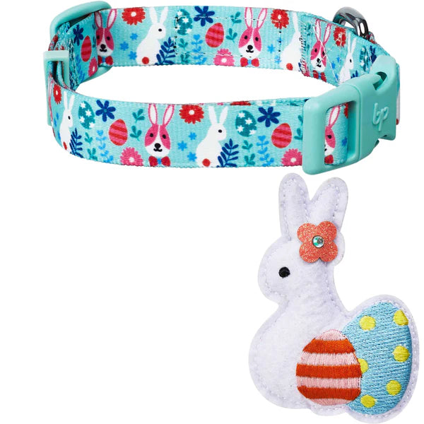 Blueberry Pet - Blue | Easter Bunny and Egg Dog Collar