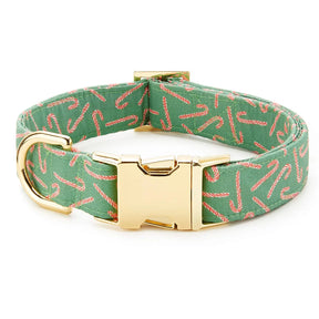 The Foggy Dog - Dog Collar Hooked On You Candy Cane