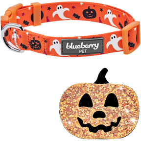 Blueberry Pet - Jack-O-Lantern | Halloween Dog Collar