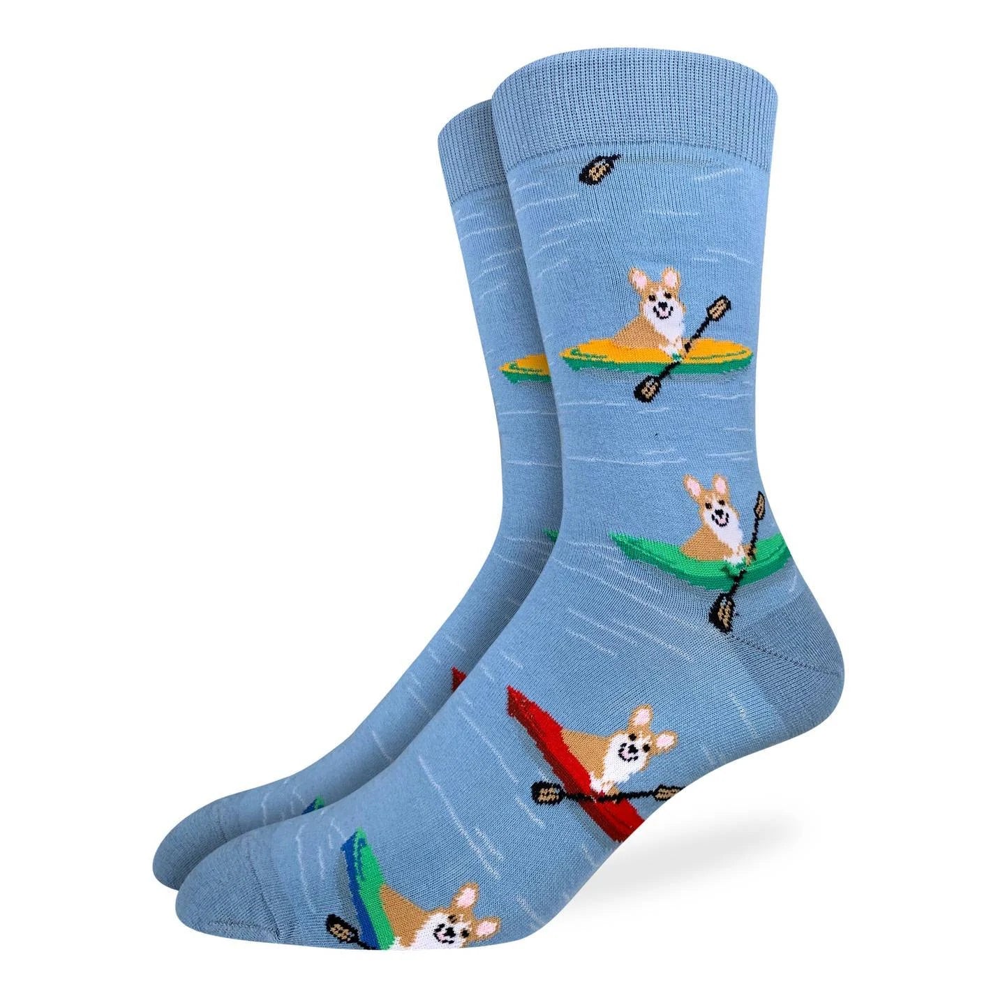 Good Luck Sock - Corgi Kayaking