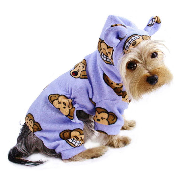 Klippo Pet - Silly Monkey Fleece Dog Bodysuit