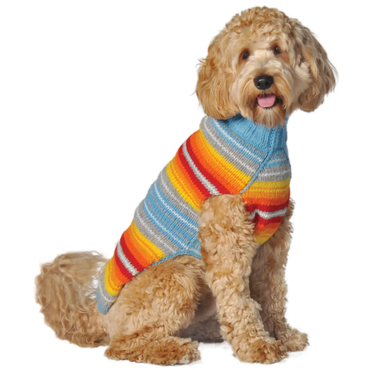 Chilly Dog - Dog Sweater Turquoise Serape - Southern Agriculture 