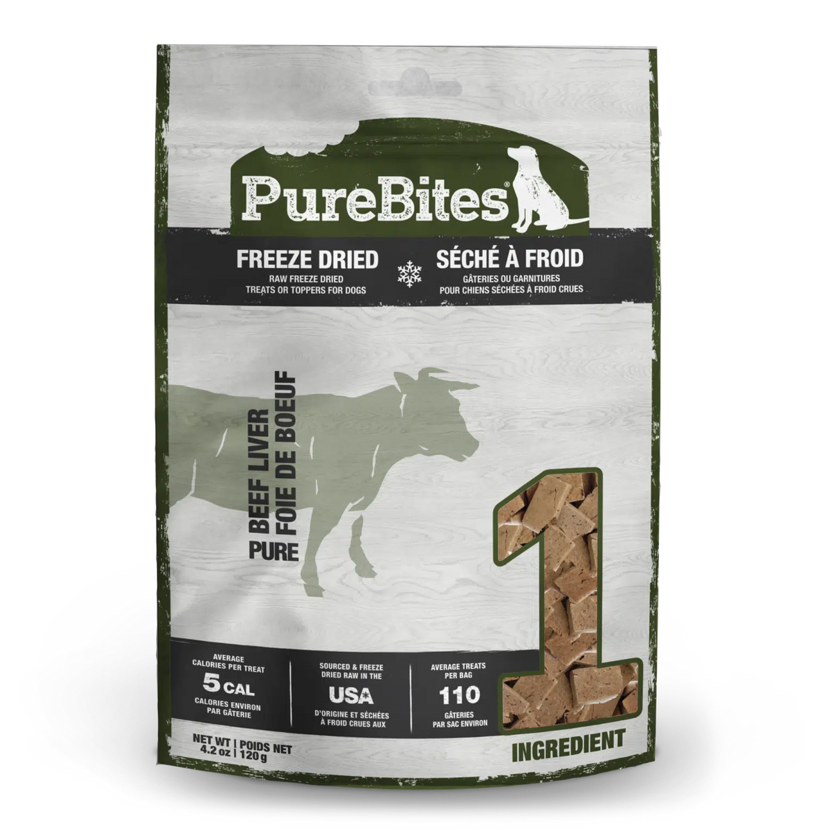 Pure Bites - Beef Liver Freeze Dried Dog Treats 4.2oz - Southern Agriculture 