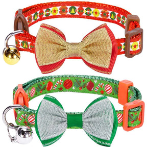 Blueberry Pet - Christmas Holiday Fun Cat Collar