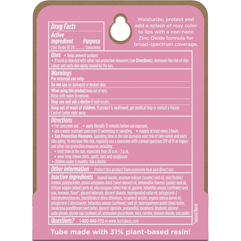 Burt's Bees - Tinted Lip SPF 30 Wild Peony