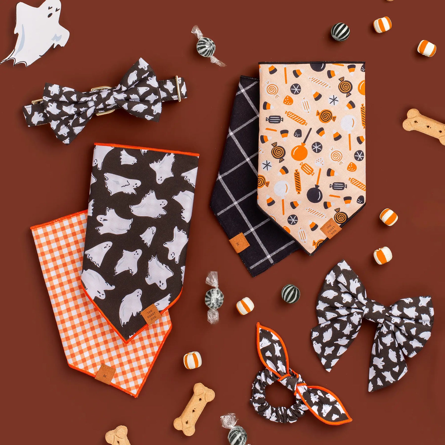 The Foggy Dog - Bandana Tricks for Treats (Reversible)