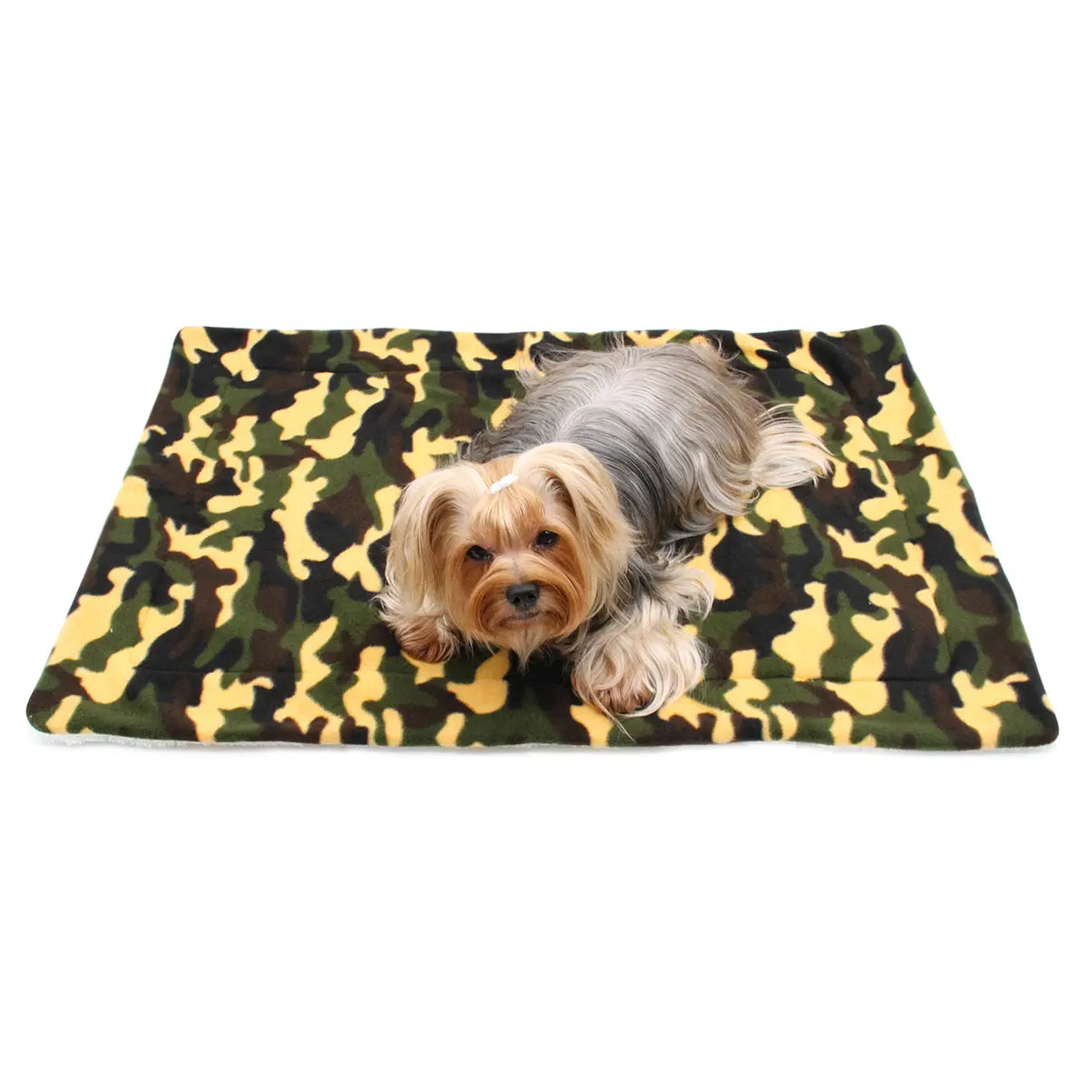 Klippo Pet - Green Camouflage Fleece/Plush Blanket