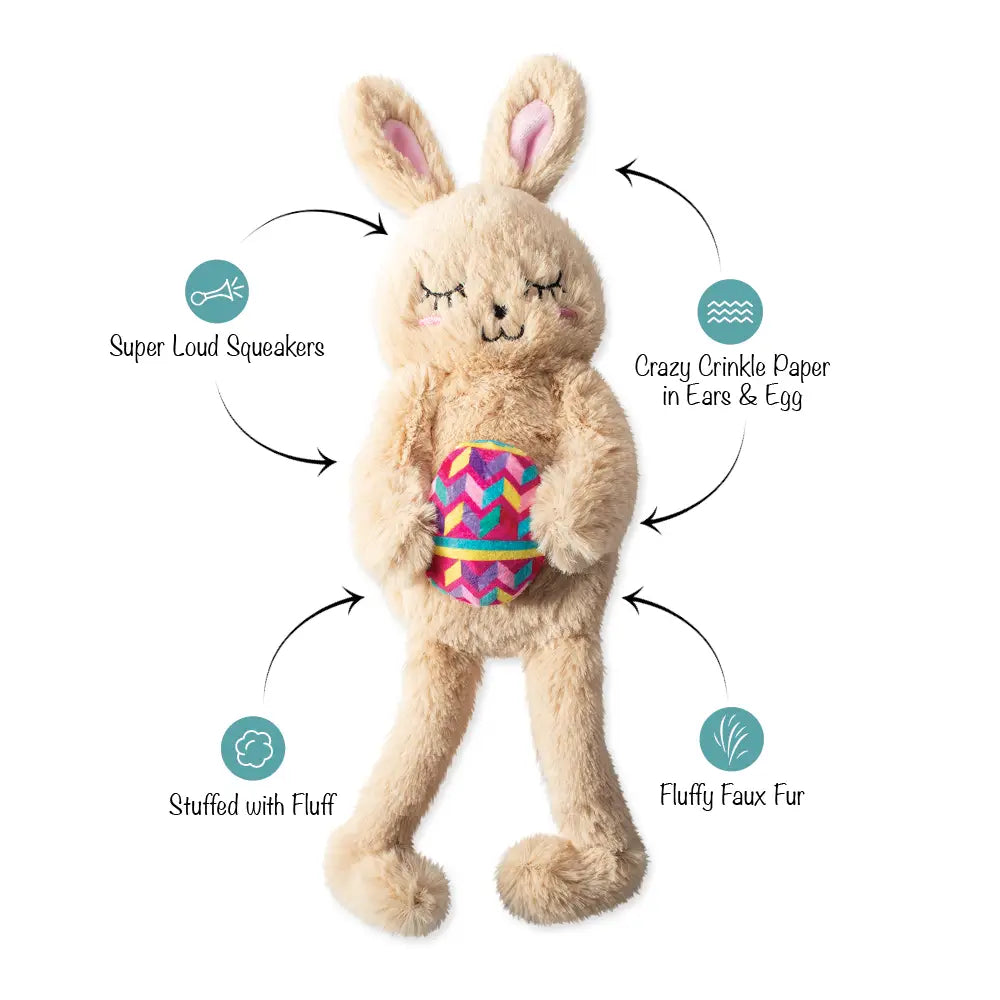 Petshop by Fringe Studio - Hop To It Dog Toy Plush - Southern Agriculture 