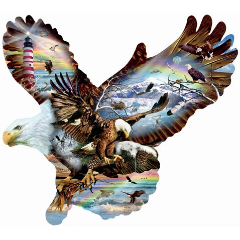 Sunsout - Puzzle Shaped Eagle Eye