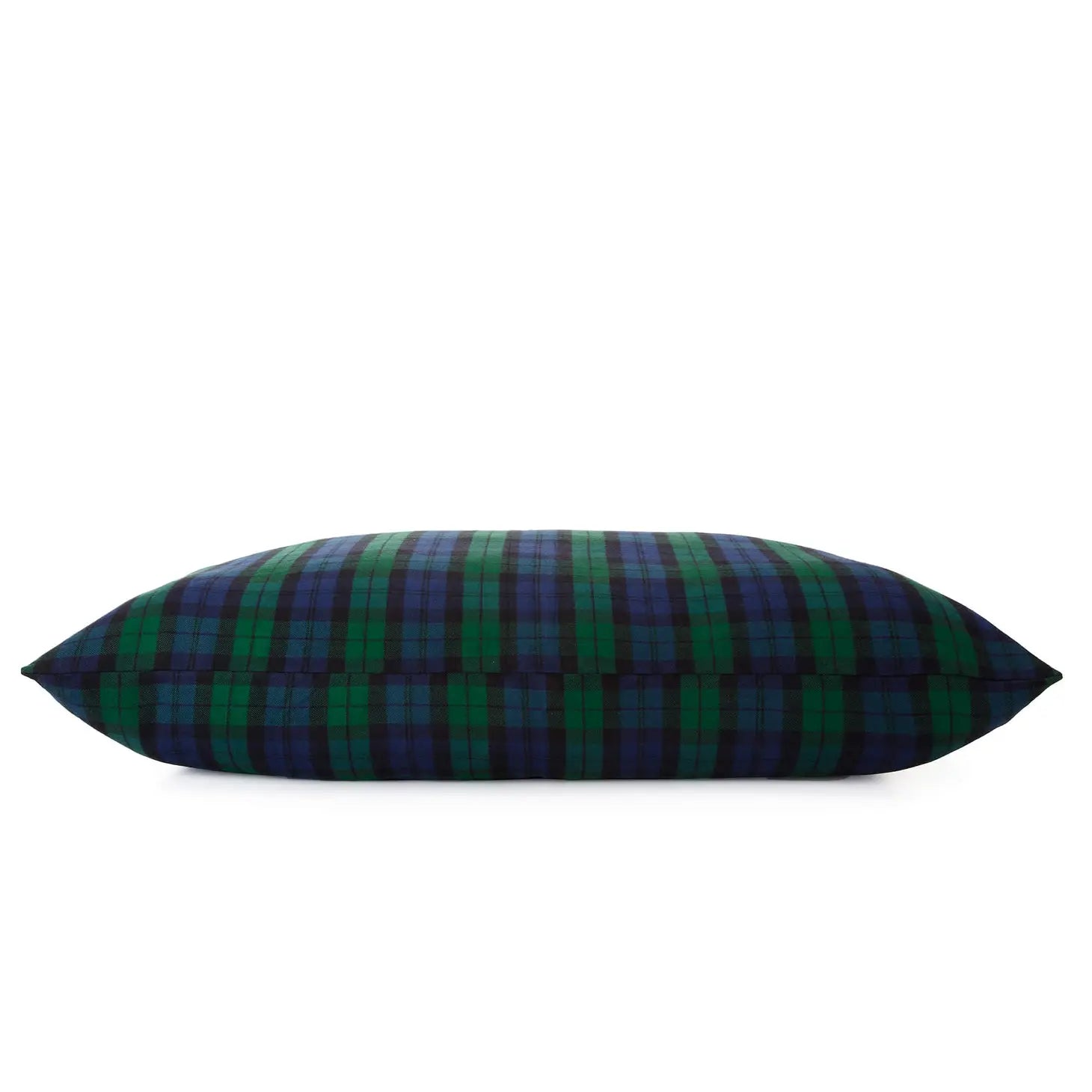 The Foggy Dog - Dog Bed Black Watch Plaid Flannel
