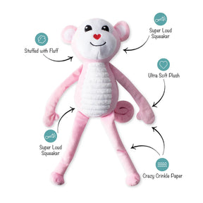 Petshop by Fringe Studio - Monkey Love Dog Toy - Southern Agriculture 