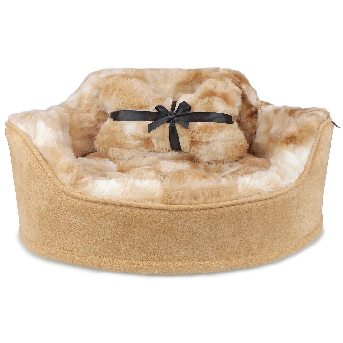 Precious Tails - Princess Pet Bed with Bone Pillow - Southern Agriculture 