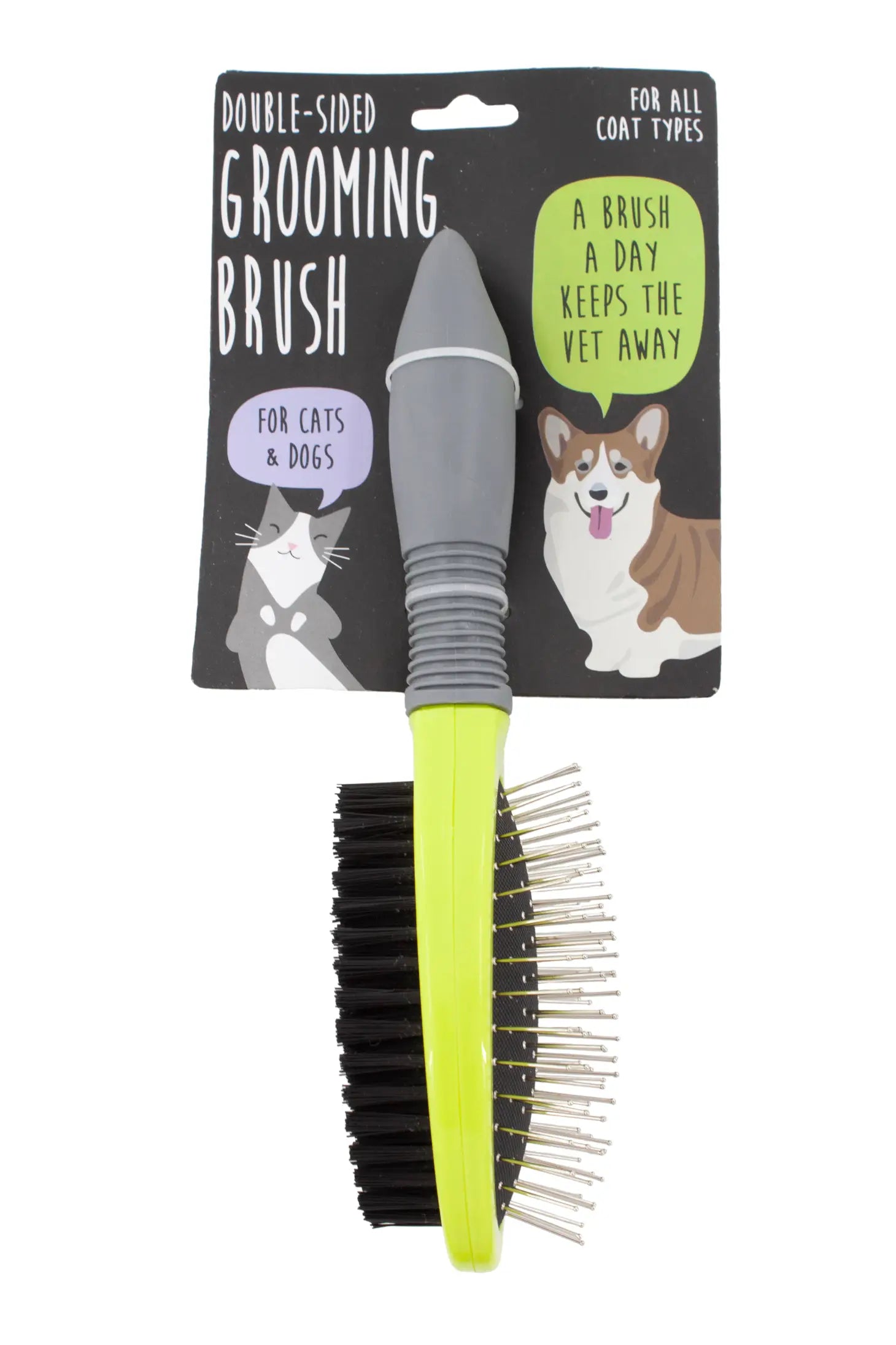 Precious Tails -  Double Sided Pet Grooming Brush - Southern Agriculture 