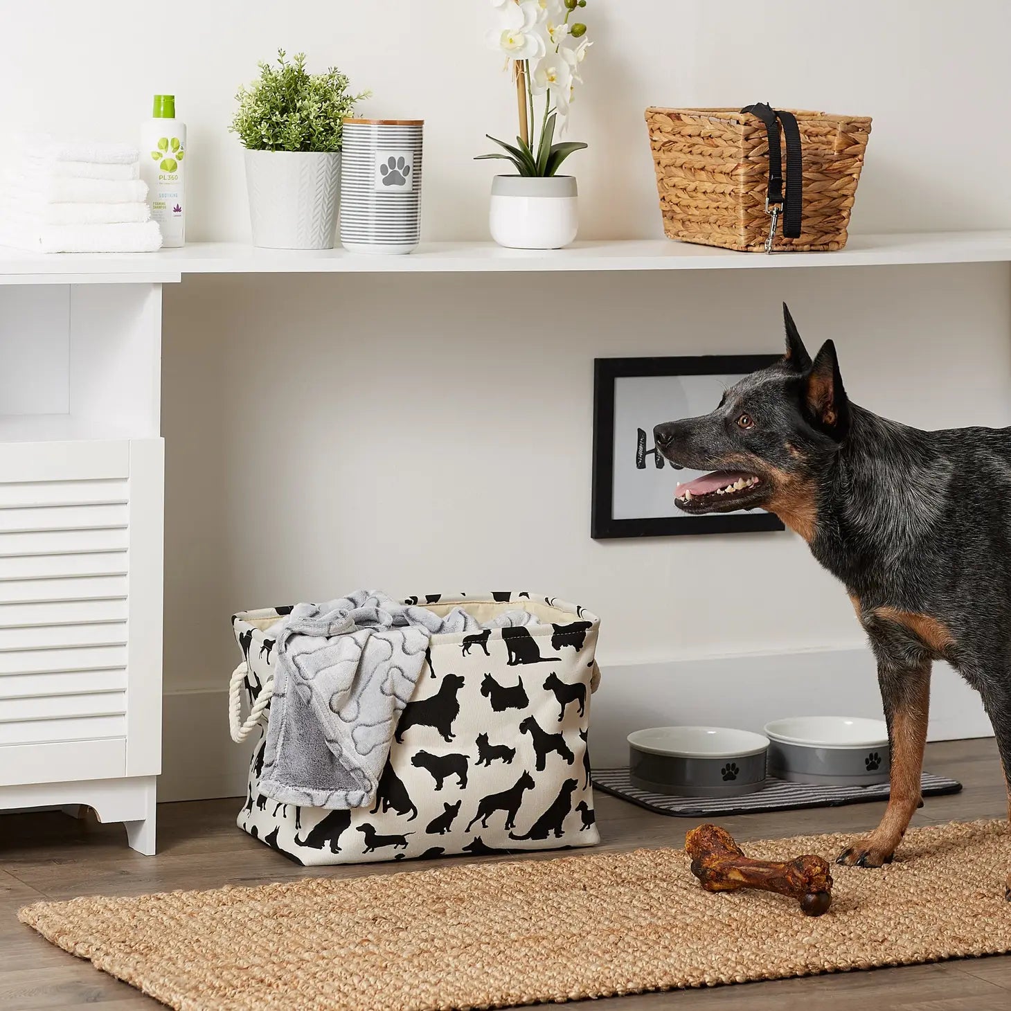 Bone Dry - Pet Bin Dog Show Polyester Rectangular