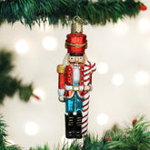 Old World Christmas - Peppermint Nutcracker Ornament