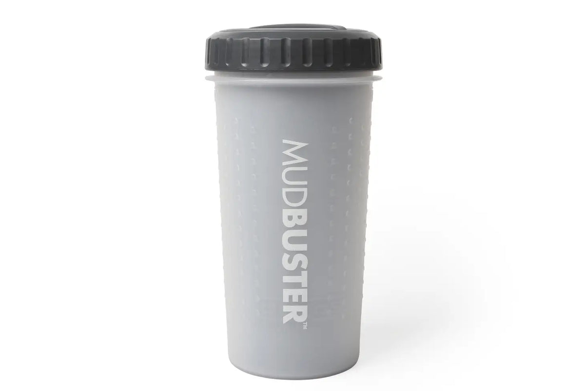 Dexas International - Mud Buster w/ Travel Lid Gray - Southern Agriculture 