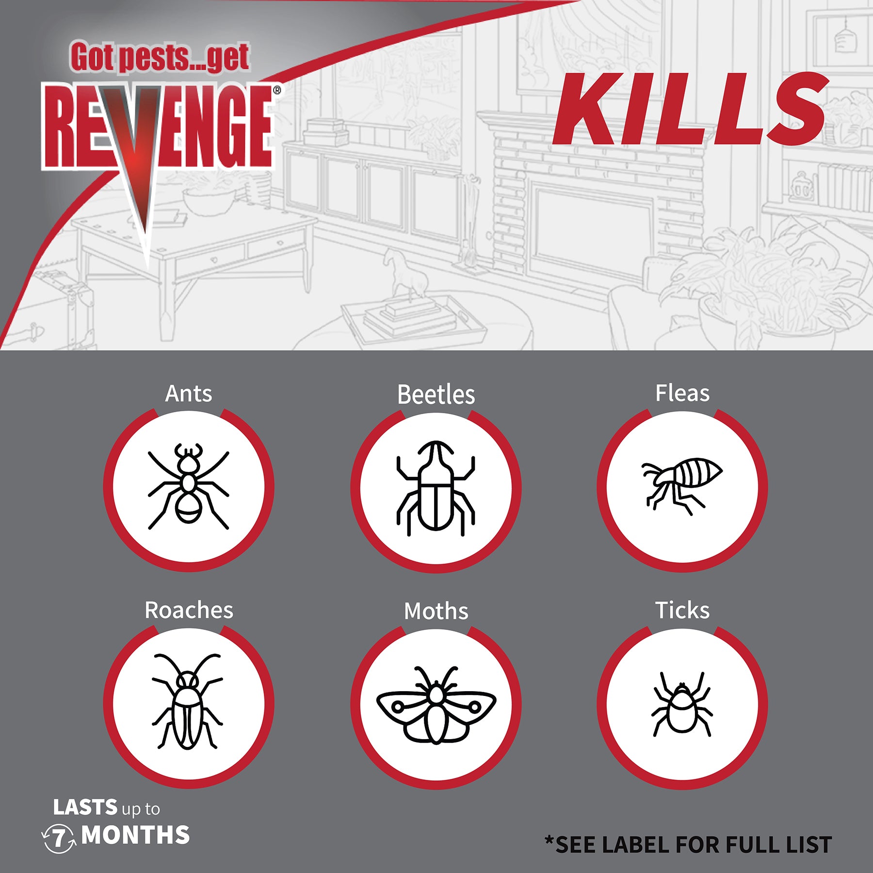 Bonide - Revenge Total Release Flea Fogger 3 Pack - Southern Agriculture 