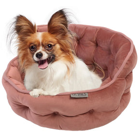 Precious Tails - Cuddler Round Tufted Velvet Pet Bed - Southern Agriculture 
