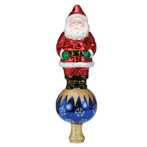 Old World Christmas - Santa Tree Top