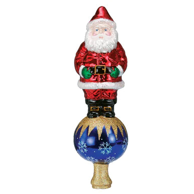 Old World Christmas - Santa Tree Top