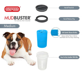 Dexas International - Mud Buster w/ Travel Lid Blue - Southern Agriculture 