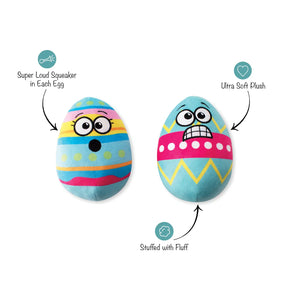 Petshop by Fringe Studio - Easter Egg Plush Dog Toy - Southern Agriculture 