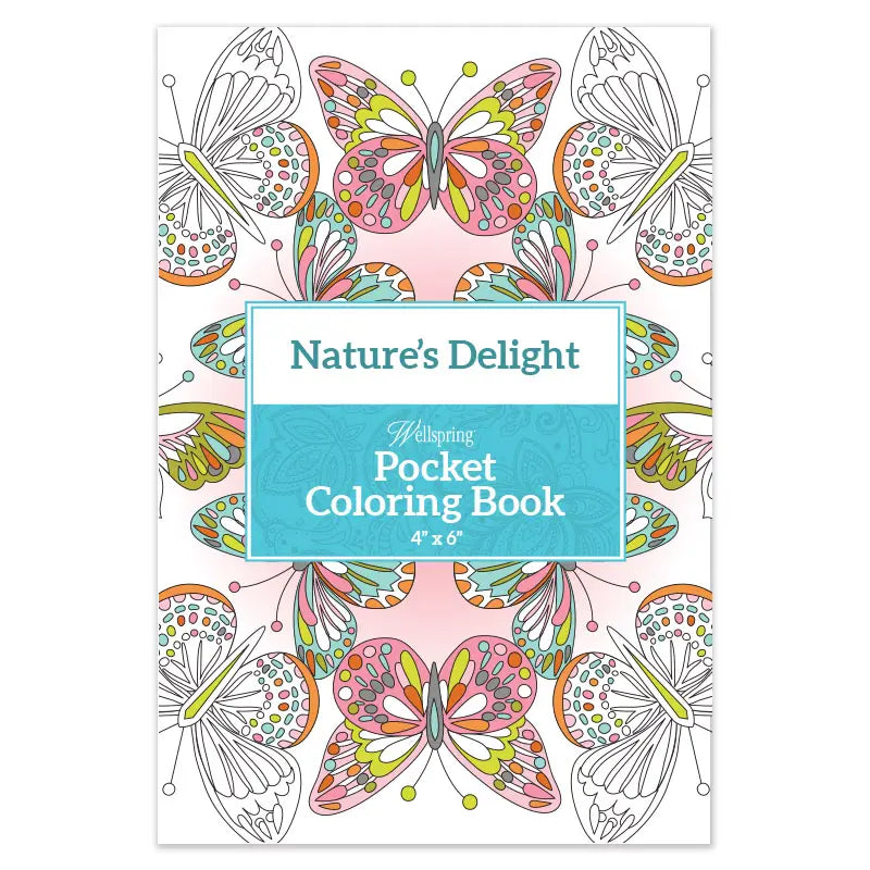 Wellspring- Pocket Coloring Book - Nature's Delight