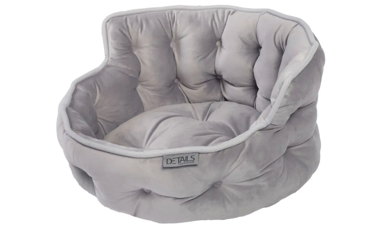 Precious Tails - Cuddler Round Tufted Velvet Pet Bed - Southern Agriculture 