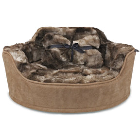 Precious Tails - Princess Pet Bed with Bone Pillow - Southern Agriculture 
