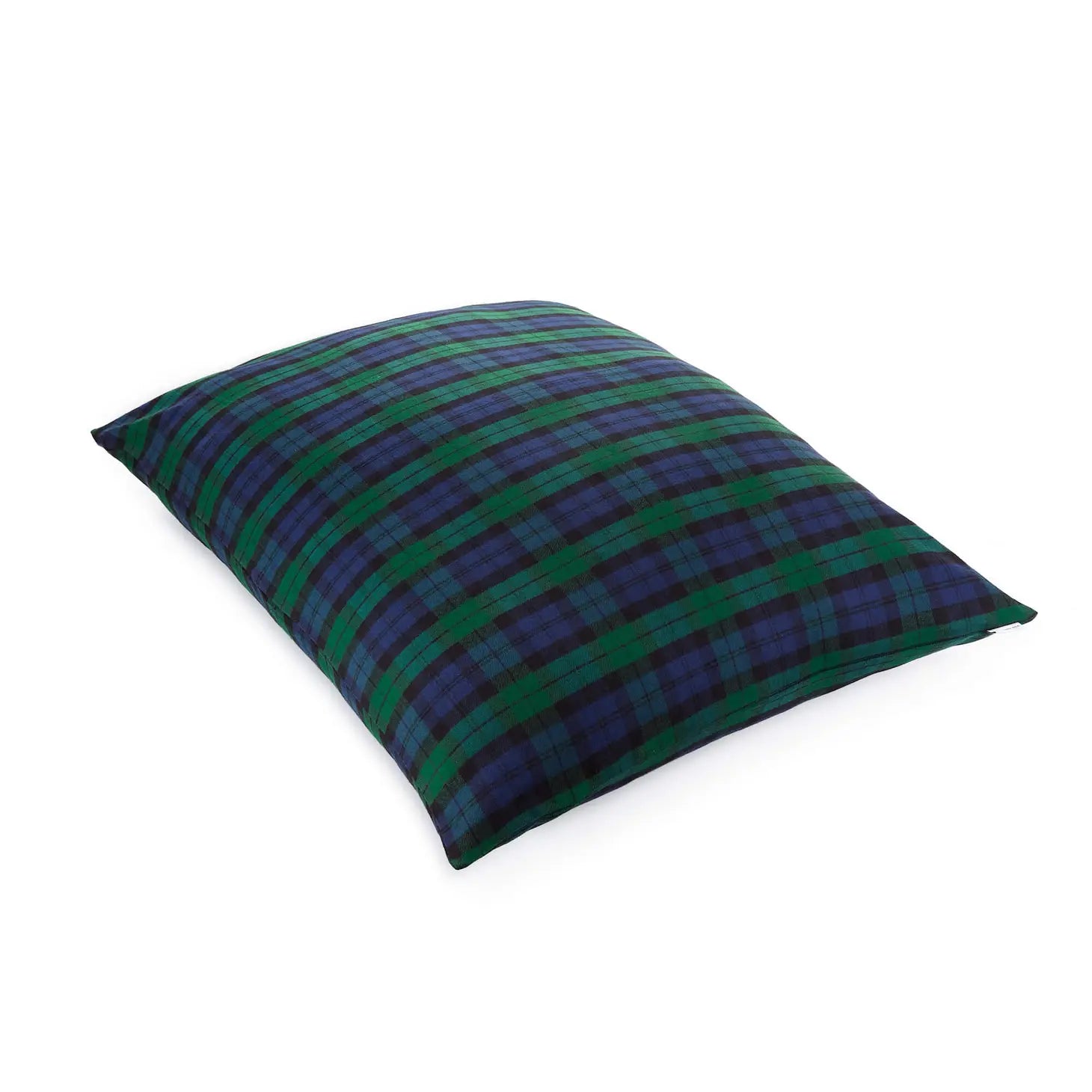 The Foggy Dog - Dog Bed Black Watch Plaid Flannel