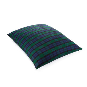 The Foggy Dog - Dog Bed Black Watch Plaid Flannel
