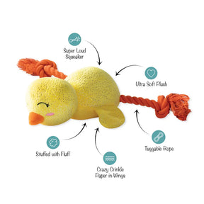 Petshop by Fringe Studio - Sweet Little Chick Dog Toy Plush - Southern Agriculture 