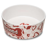 Loving Pets Inc. - Spoiled Bowl Red Bone & Pk/Red Hearts