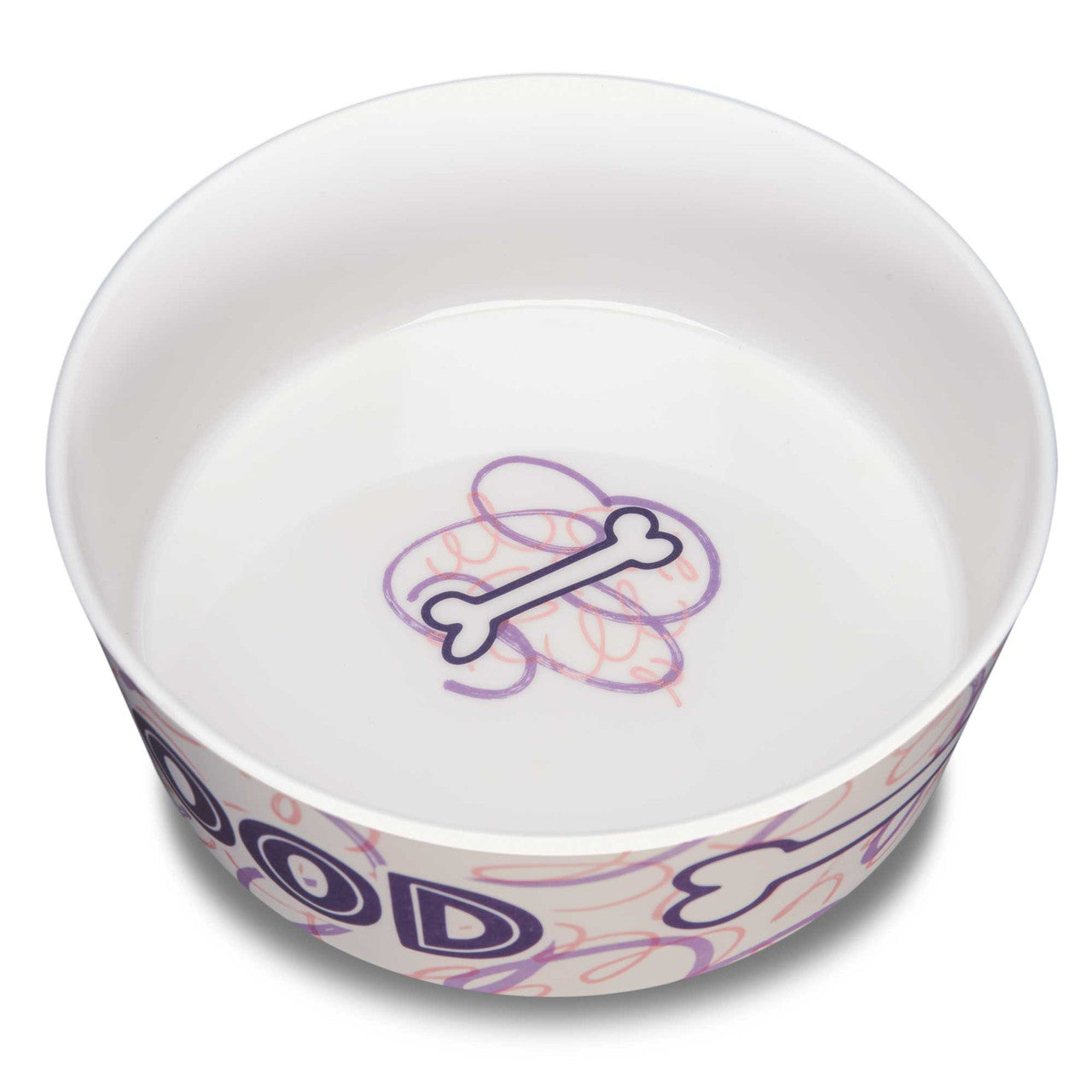 Loving Pets Inc. - Food & Water Bowl Bones & Swirls - Southern Agriculture 