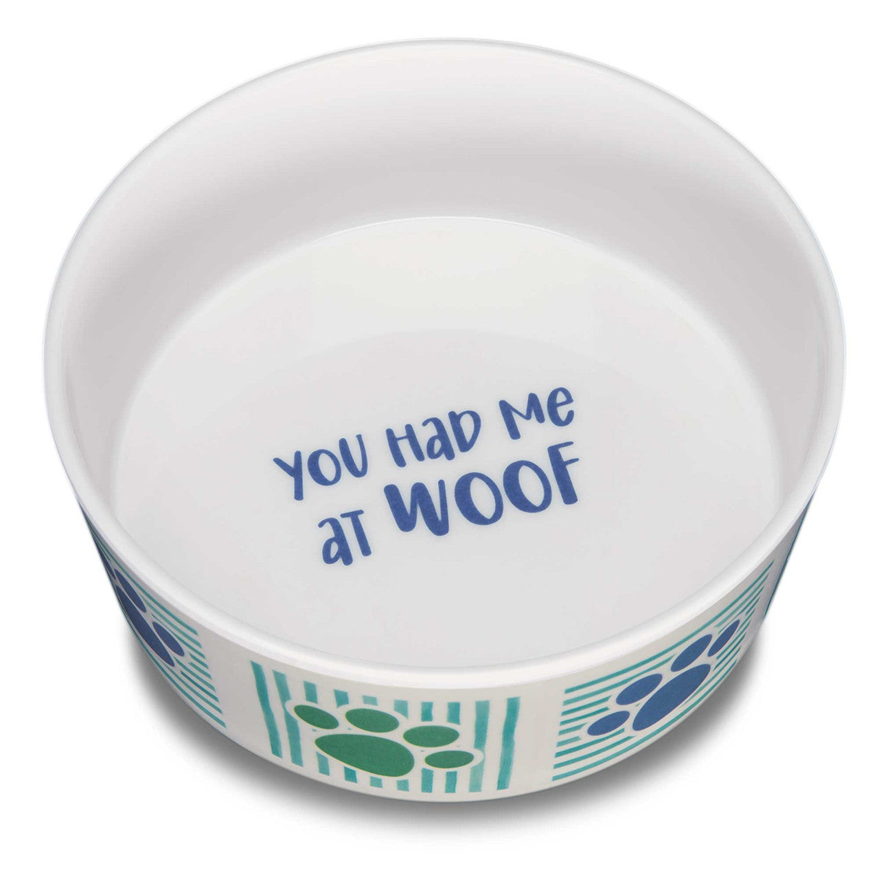 Loving Pets Inc. - You Had Me At Woof Bowl Striped