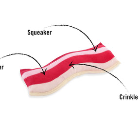 P.L.A.Y Pet Lifestyle And You - Bacon With Two Squeakers & Crinkle