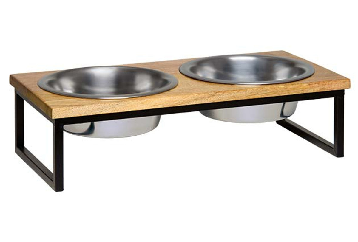 Loving Pets Inc. -  Layton Wood Top Double Diner - Southern Agriculture 