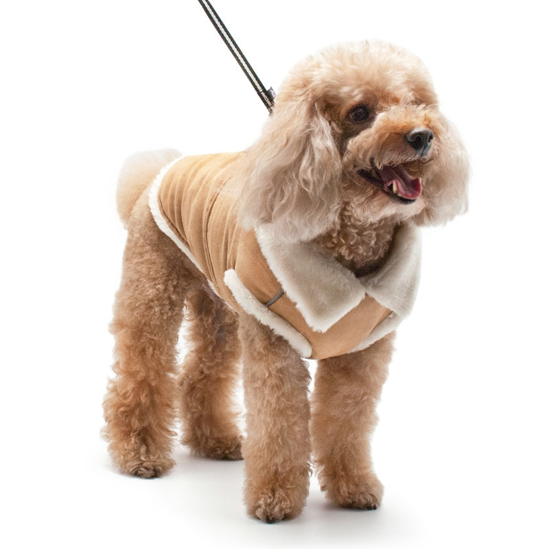 Dogo Pet - Coat Runner Furry Beige - Southern Agriculture 