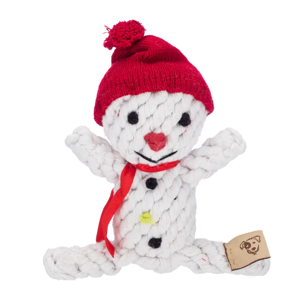 Jax & Bones -  Dog Toy Snowman Rope 6"