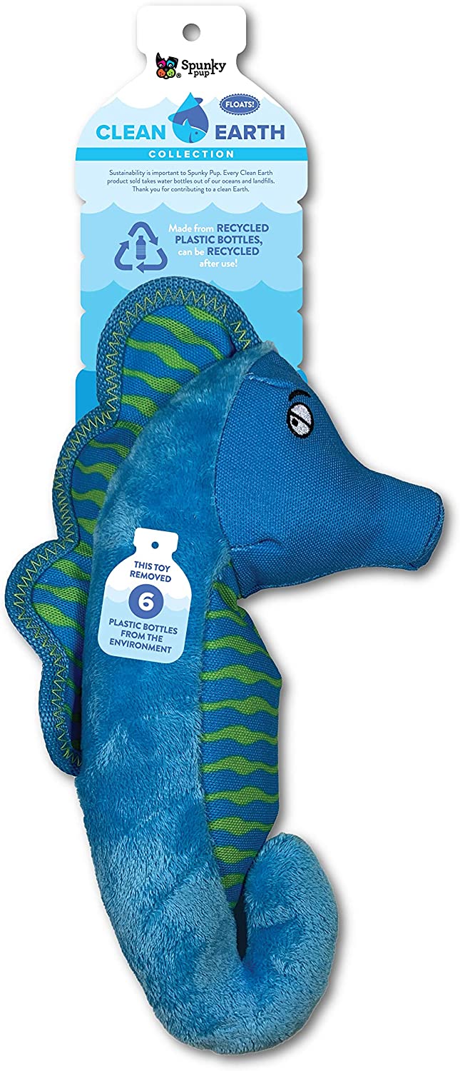 Spunky Pup - Recycled Seahorse Dog Toy