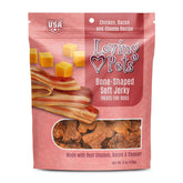 Loving Pets - Bone-Shaped Chicken/Bacon/Cheese Soft Jerky Treats For Dogs - Southern Agriculture 