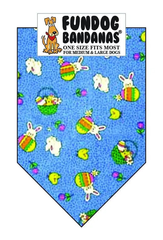 FunDog Bandanas - Dog Bandana Bunny Patch