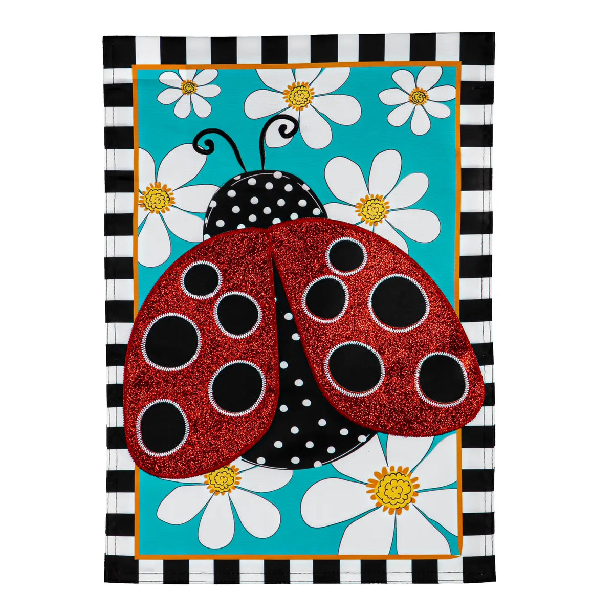 Flag Ladybug w/ Daisies - Southern Agriculture 
