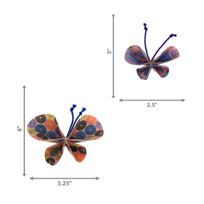 KONG - Vibez Bat-A-Bout Butterfly Multi Color & Shape Print