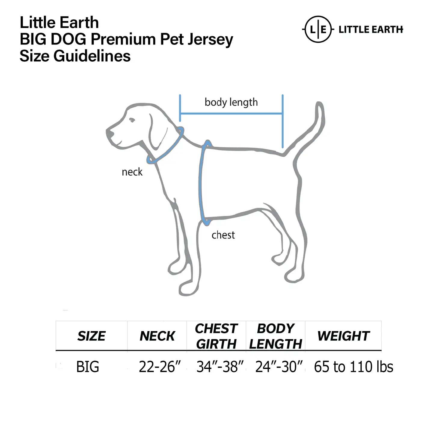 Little Earth Productions - Dallas Cowboys Premium Jersey for Pets BIG