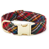 The Foggy Dog - Dog Collar Stewart Plaid
