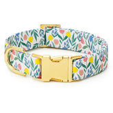 The Foggy Dog - Dog Collar Tulip Garden Spring